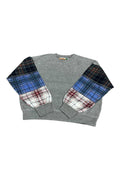 Triple Plaid Crewneck by Vintage Havana