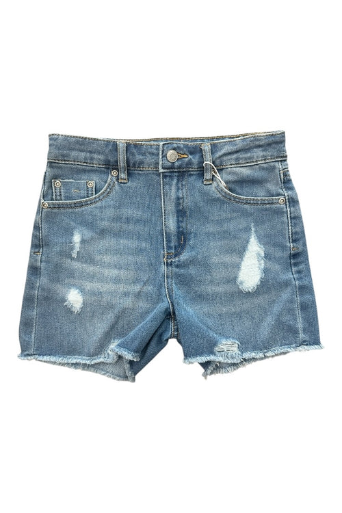 Tractr Girls Weekender Distressed Frey Hem Short