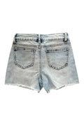 Tractr Girls Light Indigo Weekender Frey Hem Short