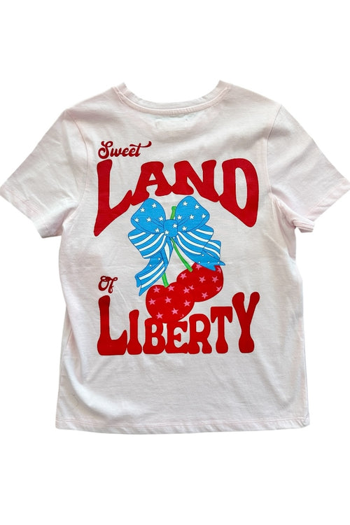 Sweet Land Of Liberty T-shirt Shirt By Paper Flower