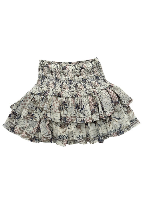 Alivia Skirt in Oatmeal Paisley by RESET