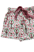 Nutcracker Satin Button Up PJ Set By Peach Love California