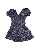 Katie J Girls Delilah Dress in Midnight Ditsy
