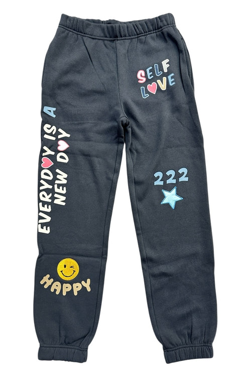 Good Vibes Patch Joggers by Vintage Havana