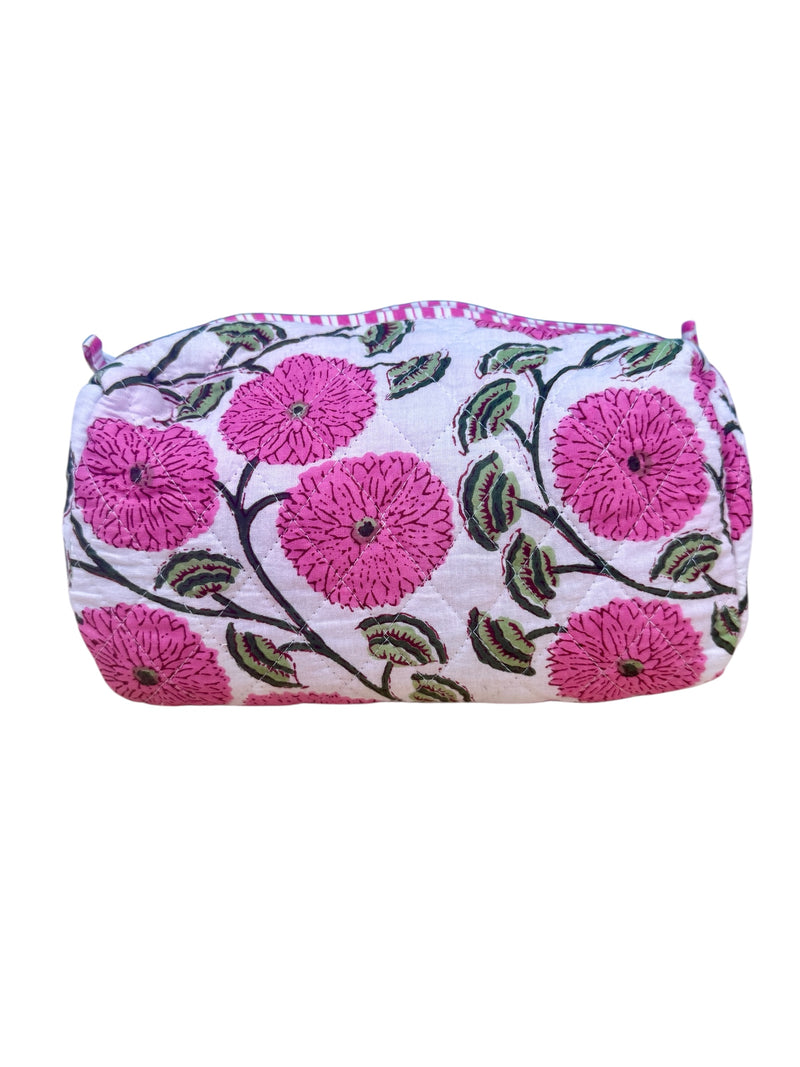 Sweet Garden Pink Cosmetic Bags