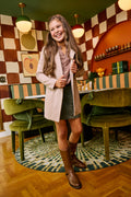 The Fenney Coat in Latte by PLEAT