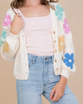 Natalie Multi Floral Cardigan by Love Daisy