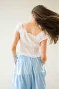 Junior Daphne Sweetheart Boho Top by Katie J