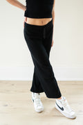 Rib Hacci Flare Pant by Cheryl Creations