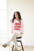 Jesus Loves You Vintage Sweatshirt