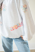 Cozy Heart Patchwork Sweatshirt