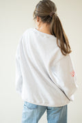 Cozy Heart Patchwork Sweatshirt