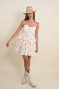 Anna Ruffle Mini Dress