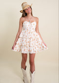 Anna Ruffle Mini Dress