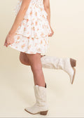 Anna Ruffle Mini Dress