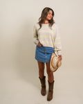 Jasmine Stripe Lightweight Sweater