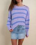 Jasmine Stripe Lightweight Sweater