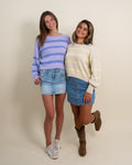 Jasmine Stripe Lightweight Sweater
