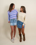 Jasmine Stripe Lightweight Sweater