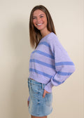 Jasmine Stripe Lightweight Sweater