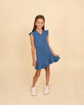 The Fiona Dress in Blue by Miss Behave