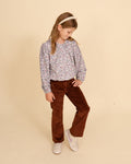 Tractr Girls High Rise Corduroy Flares