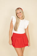 Chandler Pleated Skort