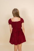 Berkley Dress in Burgundy by Miss Behave