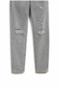 Tween Distressed Jeans in Grey by Tractr