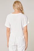 Montreal Ribbed Knit Boxy Crop Top