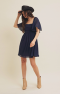 Peyton Flutter Sleeve Dress