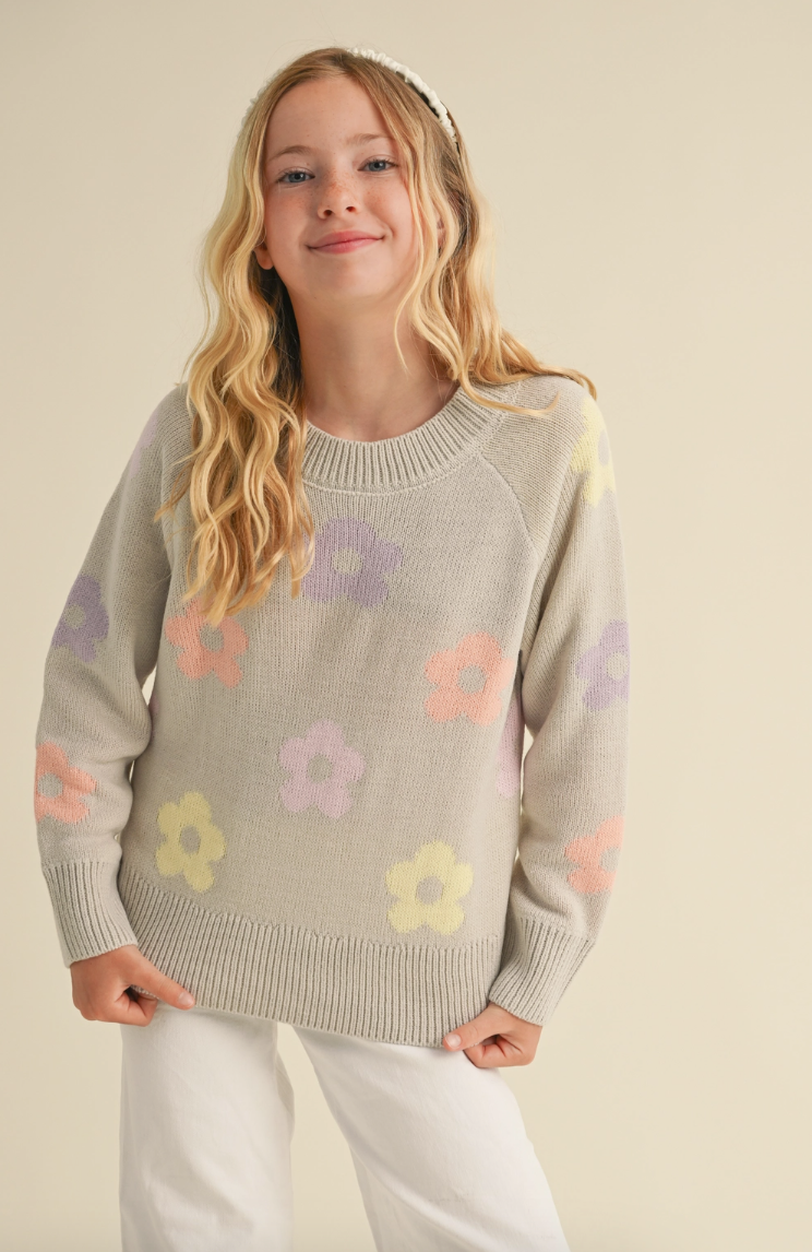 Mia Floral Sweater