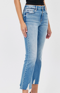 Happi High Rise Cropped Flare Jeans by Hidden