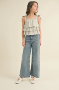 Tween Wide Leg Denim Pants