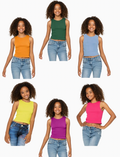 Tween Ribbed Tank Top by Malibu Sugar