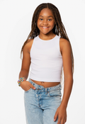 Tween Ribbed Tank Top by Malibu Sugar