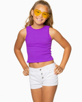 Tween Ribbed Tank Top by Malibu Sugar