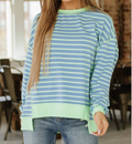 Emma Contrast Trim Sweatshirt