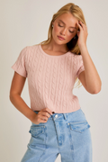 Lola Cable Knit Sweater Top