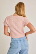 Lola Cable Knit Sweater Top