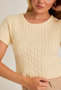 Lola Cable Knit Sweater Top