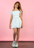 The Berkley Dress in White by Miss Behave