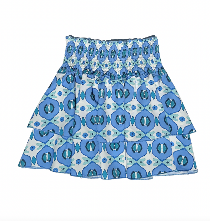 The Scottie Skirt in Lapis by PLEAT