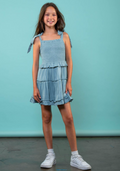 The Brooke Dress in Teal by Miss Behave