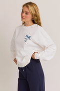 Yee Haw Coquette Bow Crew Neck