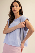 Adrienne Sleeveless Mineral Washed Top