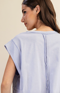 Adrienne Sleeveless Mineral Washed Top