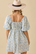 Aimee Bubble Sleeve Baby Doll Dress