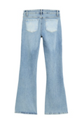 Tractr Girls X Panel Flare Jeans