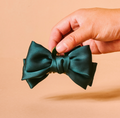 Mini Satin Bow Claw Clip